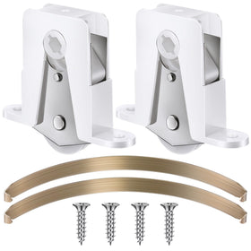 Mootycapa sliding door rollers assembly for smooth patio glide