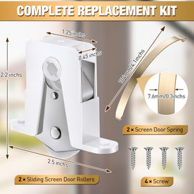 Mootycapa upper screen spring maintains screen tension