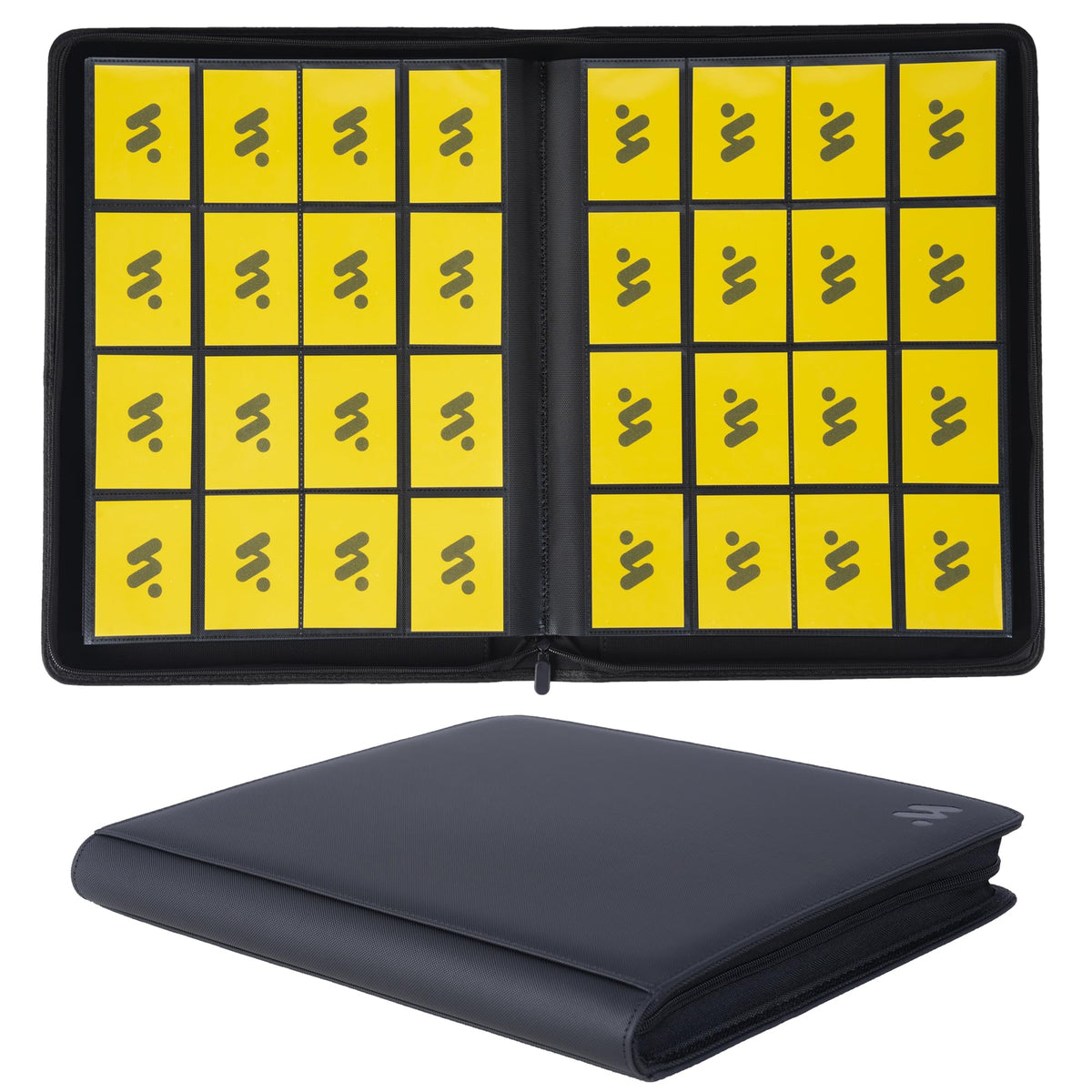 MORABTO card binder front cover shows durable waterproof protection for your collection.