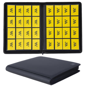 MORABTO card binder front cover shows durable waterproof protection for your collection.