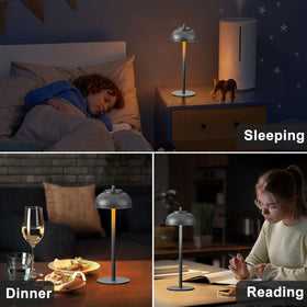 Moragin dimmable touch-control lamp with adjustable warm to cool light