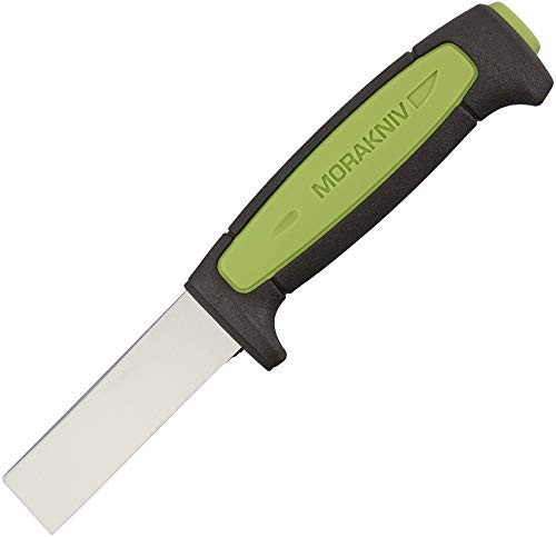 Morakniv Craftline ergonomic TPE handle with finger guard