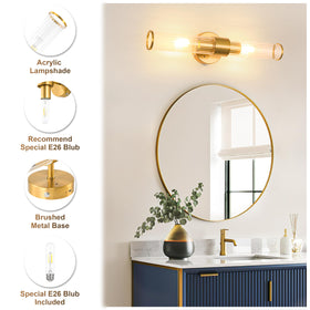Includes four E26 bulbs for immediate use