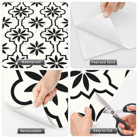 MORCART durable vinyl+PP tile suitable for high-traffic spaces like entryways.