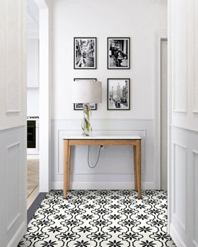 MORCART wall or floor tile demo for versatile spaces—wipe-clean surface.