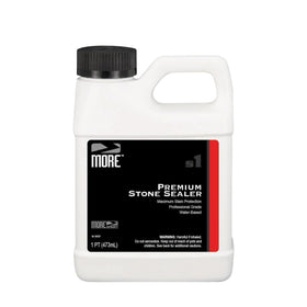 MORE Premium Stone Sealer applied with a brush to protect porous natural stone surfaces