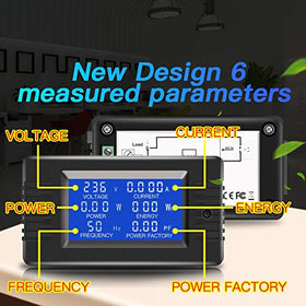 Morning Group overload alarm with backlight helps monitor safe electrical load.