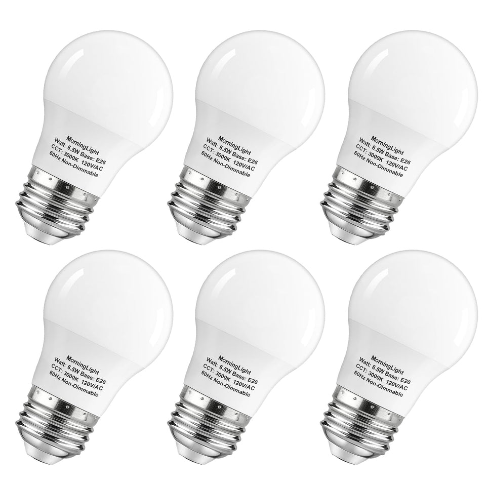 MorningLight A15 bulb with soft white 3000K for inviting ambient lighting in living spaces.