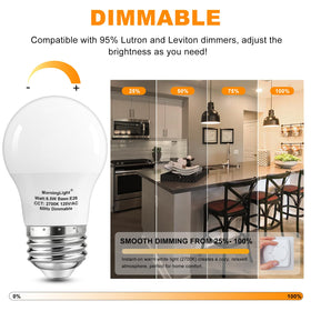 MorningLight A15 LED bulb offers energy savings and long life.