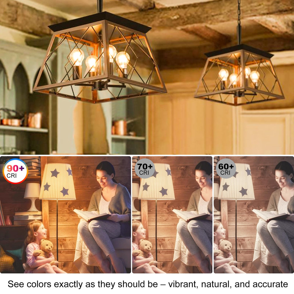 MorningLight Sputnik chandelier bulbs recreate vintage aesthetics while fitting standard E26 fixtures.