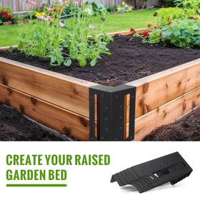 MorningRo brackets with included hardware streamline garden bed assembly