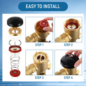 MorningRo PVB component list highlighting O-rings and springs for reliability