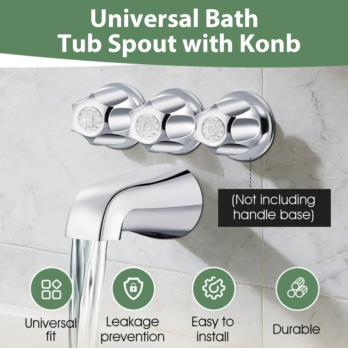 Mornwaen shower knobs set offers precise control and durable construction