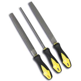 MORROWIND 3pcs metal file set flat for precise shaping and deburring.