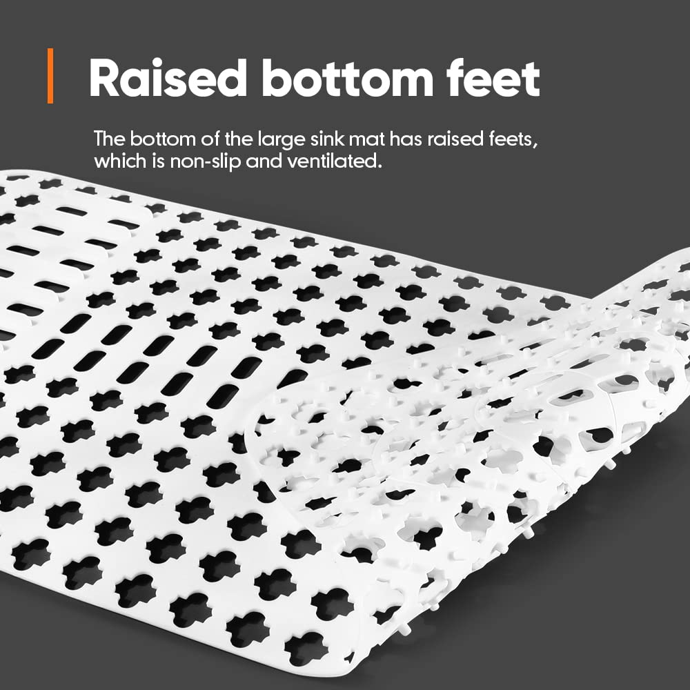 Moryimi heat-resistant mat handles up to 500F for hot cookware.