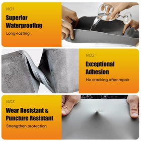 MOSAMNI self-leveling sealant with precision nozzle enables deep crack filling