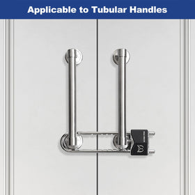 MOSECYOU U-bracket design securely locks knobs and levers.