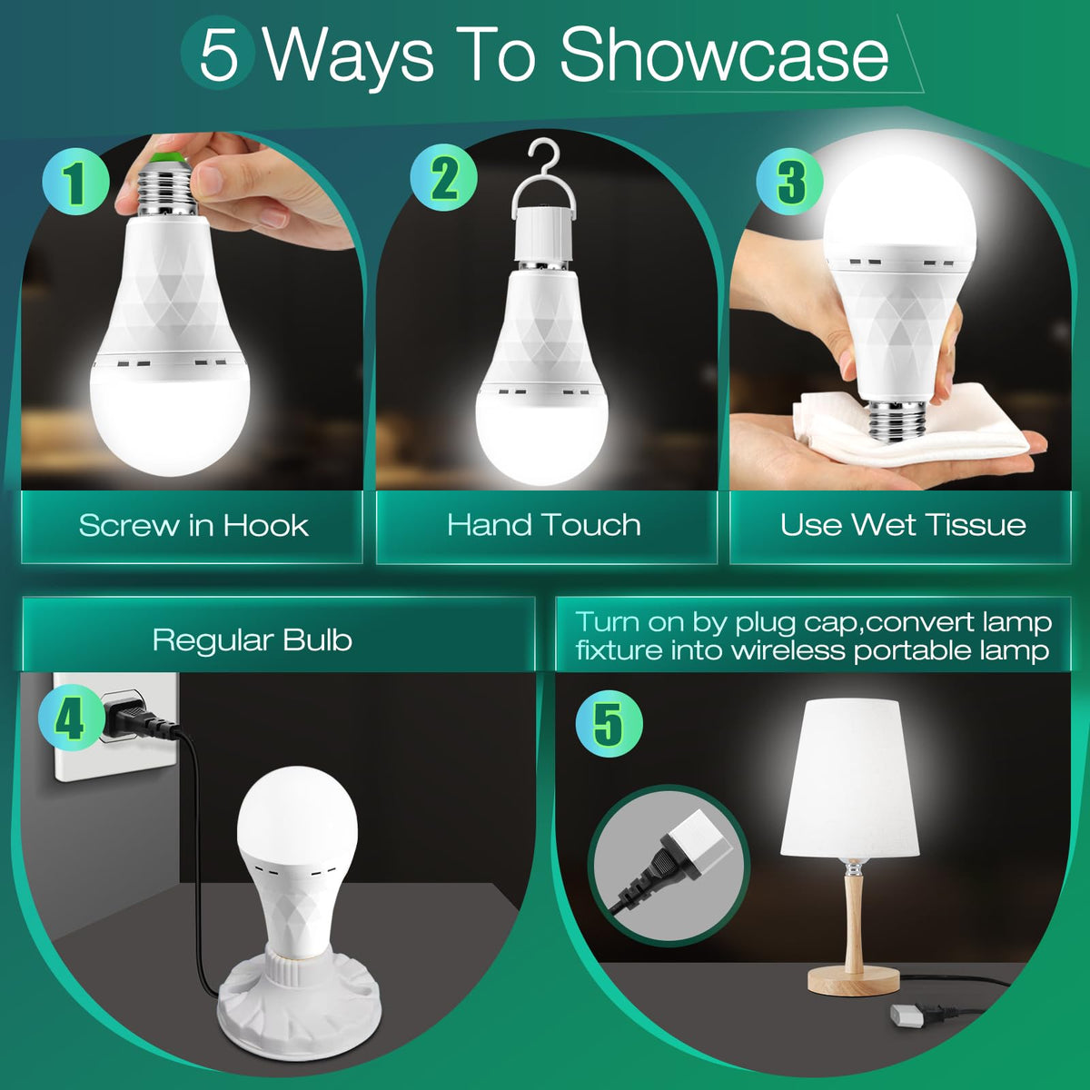 MOSLIAN daylight 5000K bulb for bright daily lighting