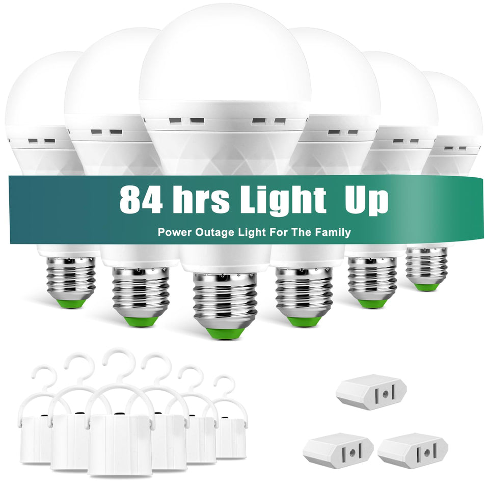 MOSLIAN emergency bulb with hook ready for outage lighting