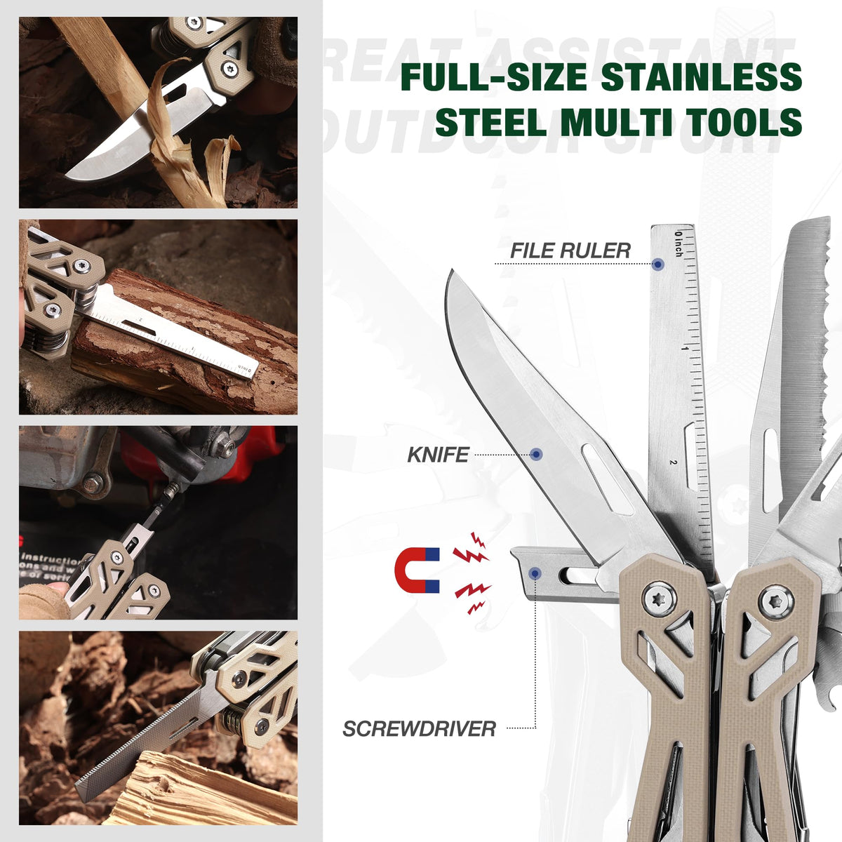 Mossy Oak multitool bit set 8-in-1 for screws and bits