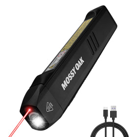 Mossy Oak rechargeable flat flashlight 1200lm for everyday carry and bright tasks