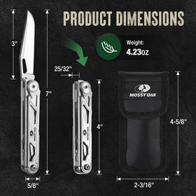 Mossy Oak multitool self-locking system enhances tool safety during use