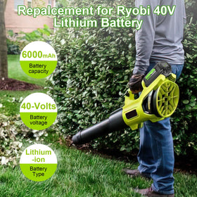 Moticett 40V 6Ah battery side view, compact for easy handling