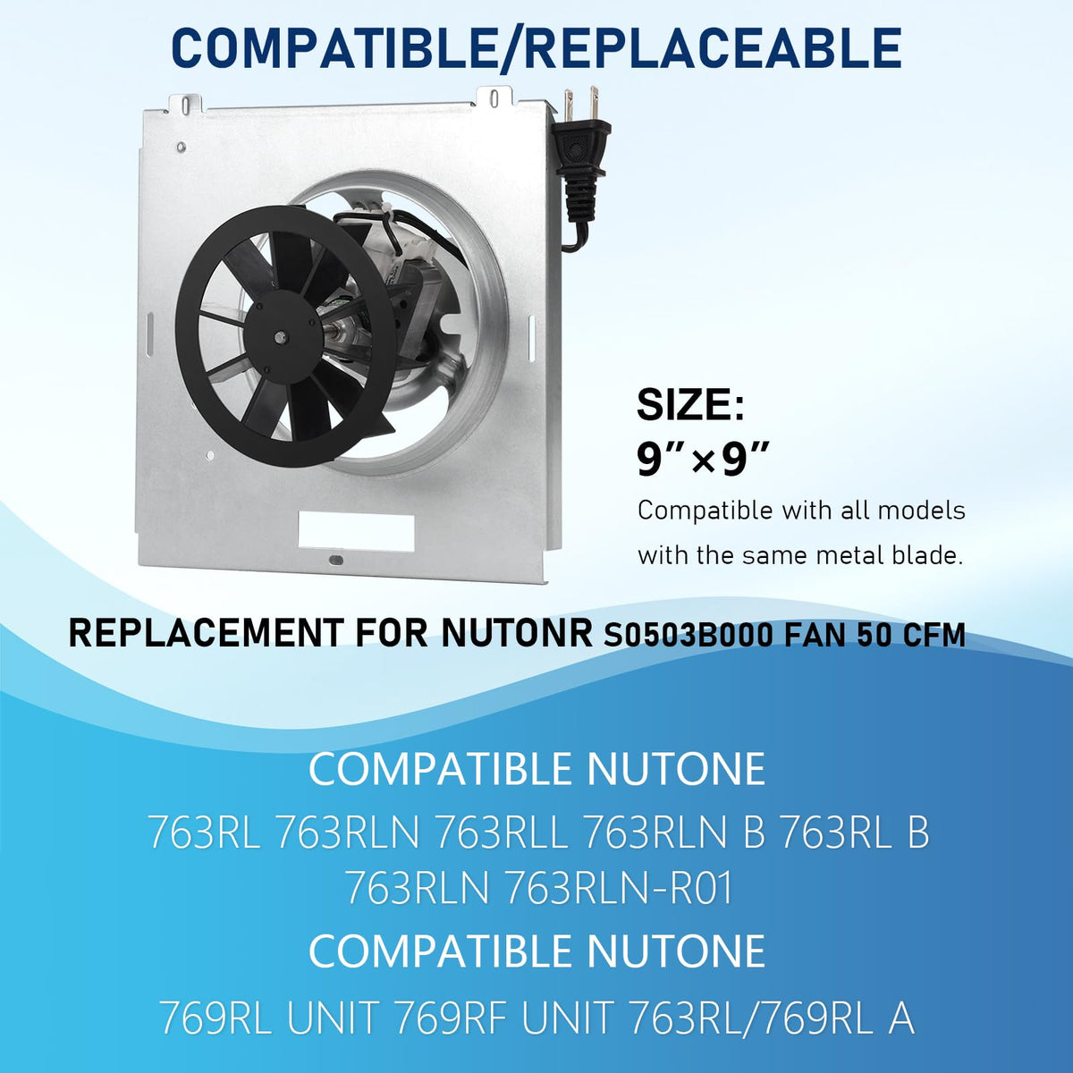 Motoasis 763RLN motor detail highlights copper windings for longevity