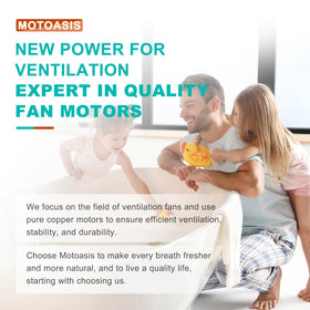 Motoasis replacement for Broan 663/688 enhances bathroom comfort.