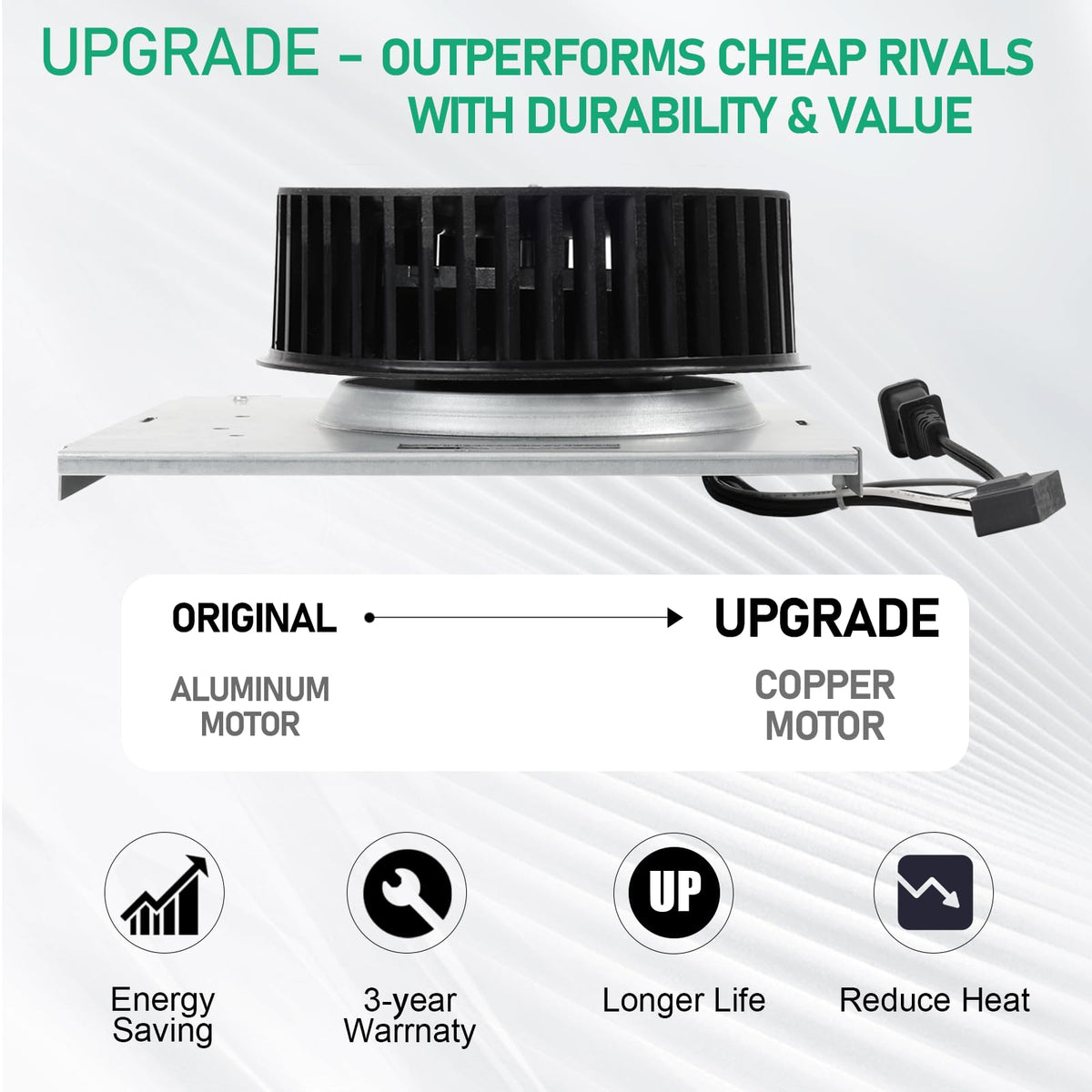 Motoasis Broan 750-751-752 N750 replacement for quick bathroom fan restoration.