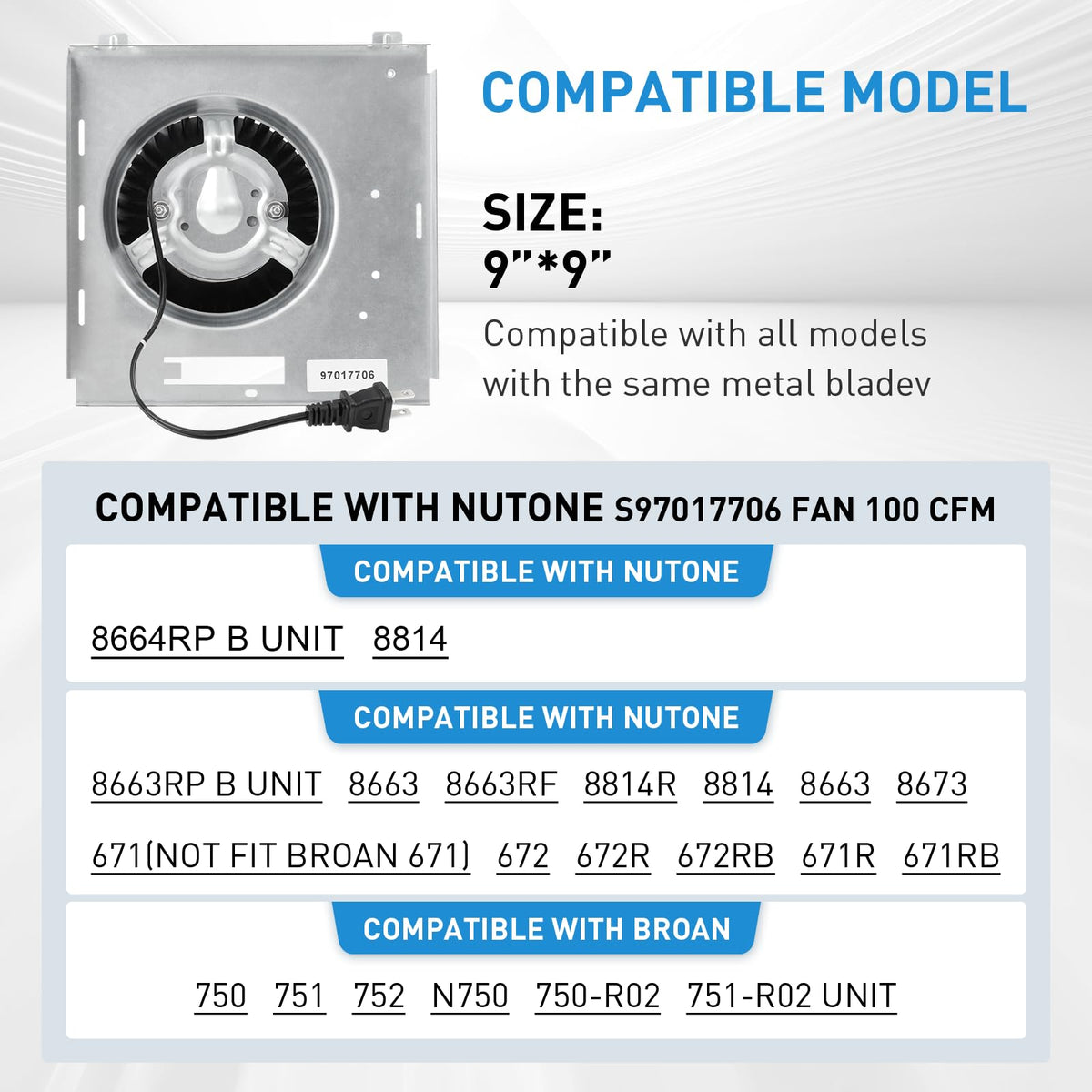 Motoasis ultra-low 2.5-sone operation keeps noise nearly inaudible.
