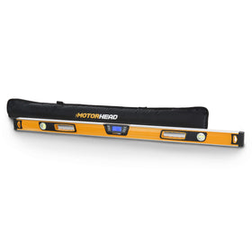 MOTORHEAD 48-Inch Smart Digital Level angle display for precise alignment on every project