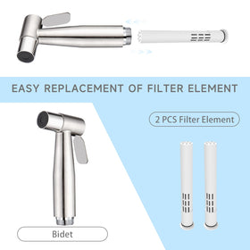 Mougcet adjustable water pressure lever for gentle to strong sprays.
