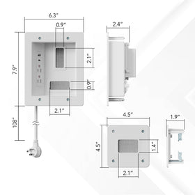 Mount-It! easy-install process for renters and homeowners
