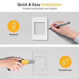 Mount-It! ETL-certified design for safe in-wall cable management