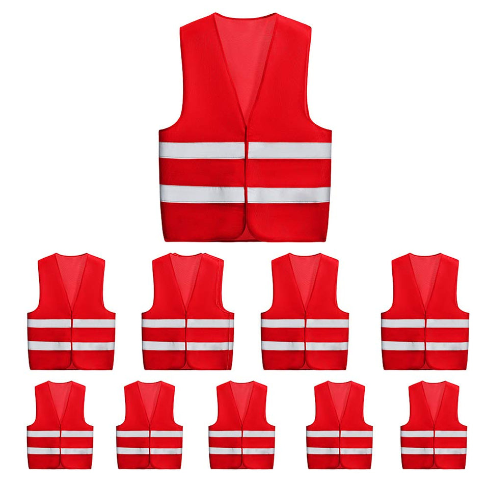 Mount Marter safety vest front view with 360° reflective strips for high visibility