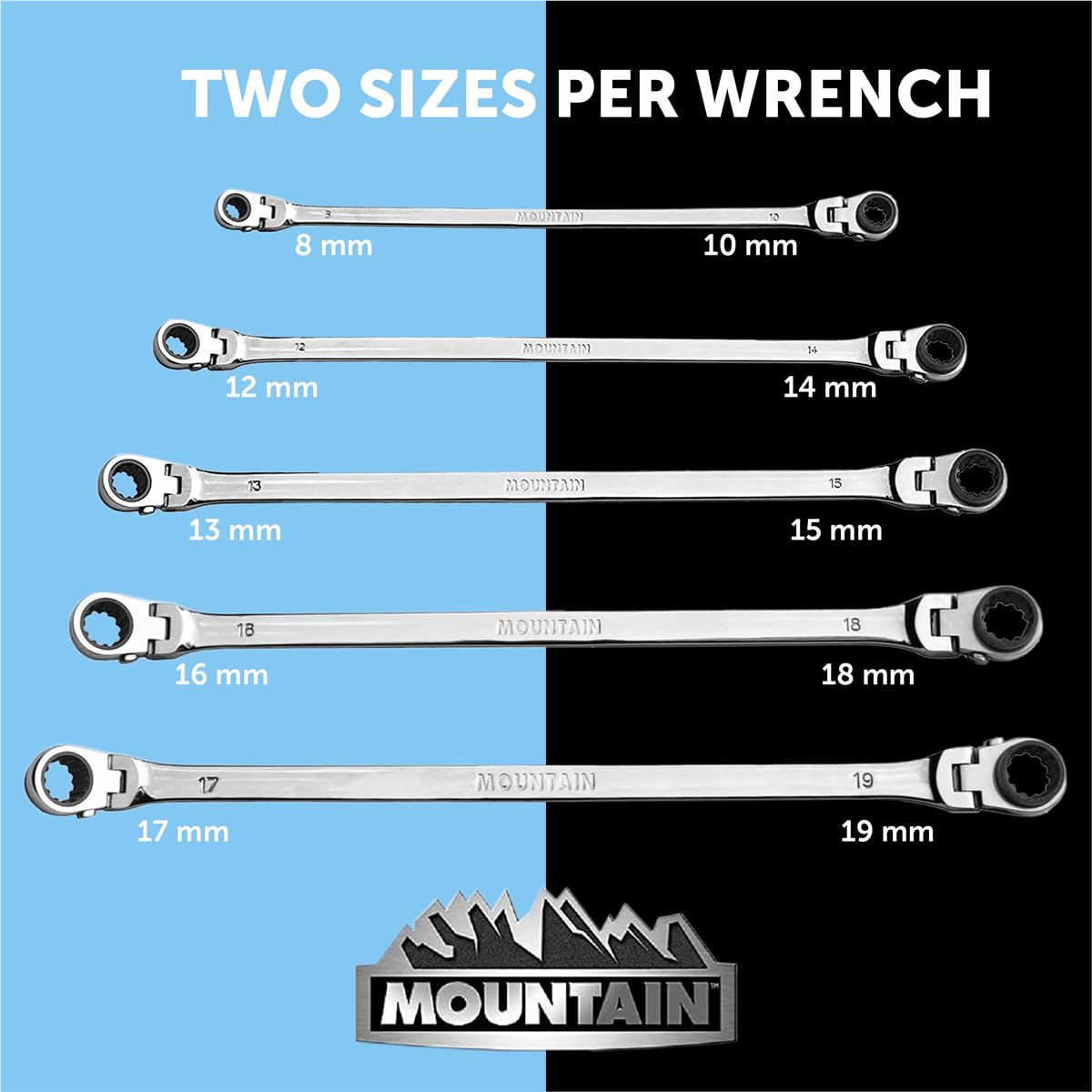 MOUNTAIN RM6 chrome finish offers durability and corrosion resistance