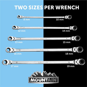 MOUNTAIN RM6 chrome finish offers durability and corrosion resistance