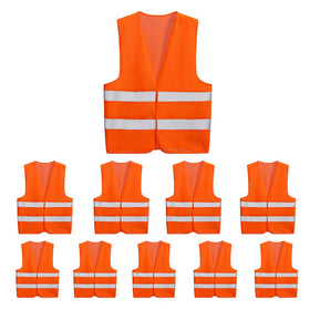 Mountmarter safety vest with 360° reflective strip for enhanced visibility in all light.