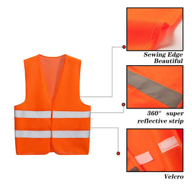 Mountmarter safety vest with Velcro closures for quick on/off during shifts.