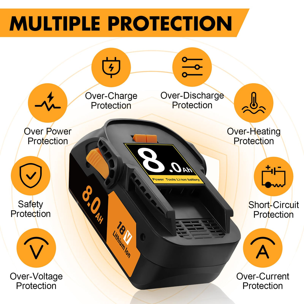 Mounzuikue two-pack keeps you powered through projects and quick swaps.