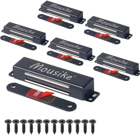 Mousike 90lb magnetic door catch for secure cabinet closures