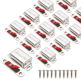 Mousike cabinet magnets 30lb close-door action for kitchen cabinet and drawer doors.