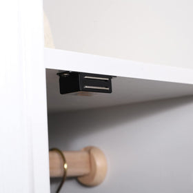Mousike stainless steel cabinet magnet body highlights long-lasting durability.