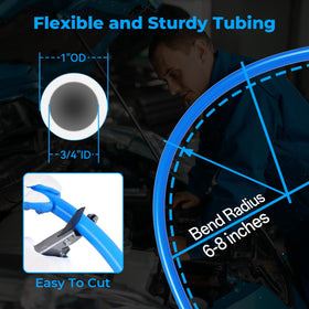 Mouuy Shop Air Line Kit wall-mount installation saves space and organizes lines