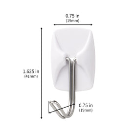 Close-up of Movelyst 40 removable strips for damage-free mounting