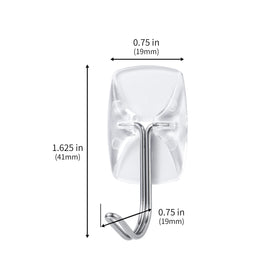 Movelyst 40 removable strips shown beside hooks for quick, damage-free mounting.