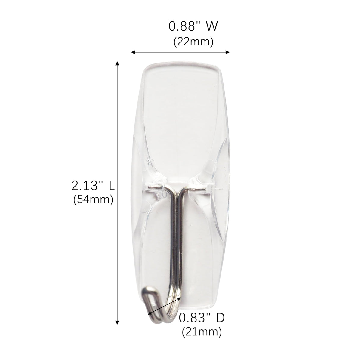 Movelyst adhesive strips, 24 removable, enable damage-free mounting on multiple surfaces.
