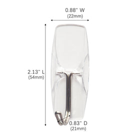 Movelyst adhesive strips, 24 removable, enable damage-free mounting on multiple surfaces.