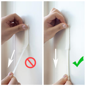 MOVELYST concrete or tile surfaces hold frames firmly without nails.